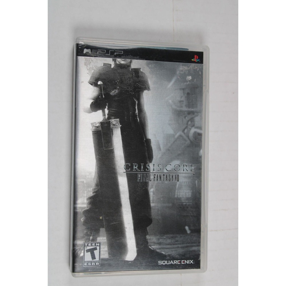 Crisis Core: Final Fantasy VII 7 Metallic Silver Cover Ltd. Edition Sony PSP
